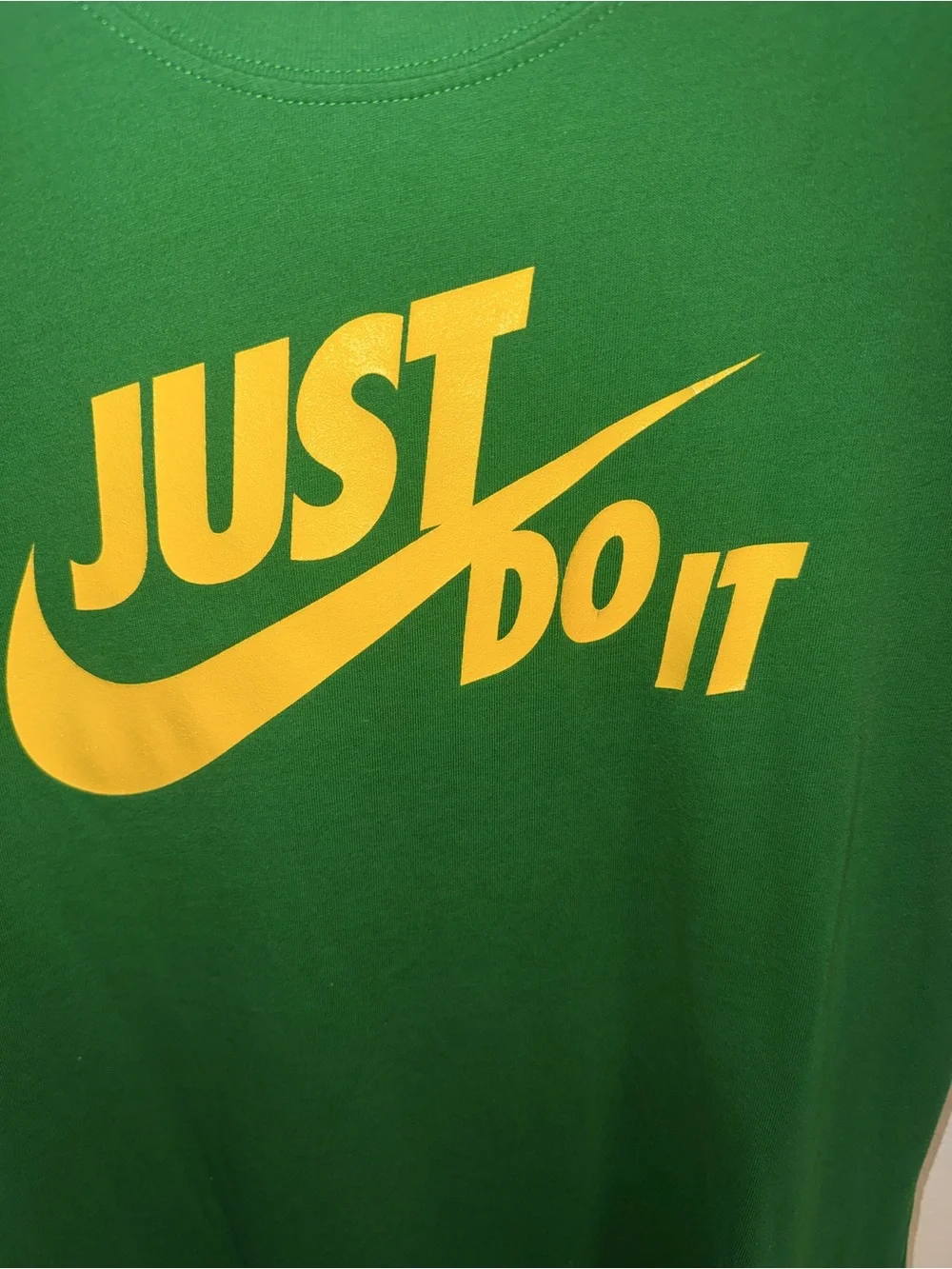 Nike Green T-Shirt with Yellow 